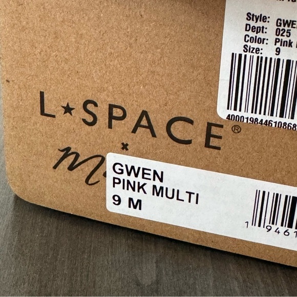 L Space Matisse raffia Gwen platform sandals  multicolor NWT Size 9 - Picture 11 of 12